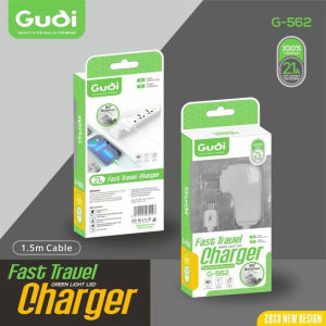 Gudoo Original Gudi Universal 2.1A Fast Super Speed Charger Light 90°Rotate Charging for Android Micro Type-C  iOS