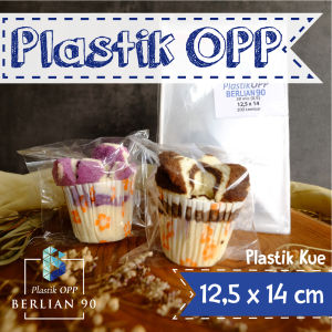 125x14 cm Plastik Opp 30 micron isi 100 lembar