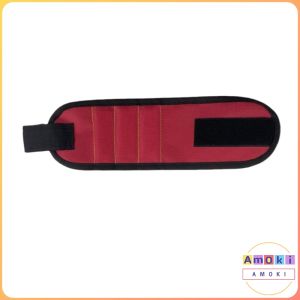 Amoki【Ready in Stock】 Magnetic Wristband Holding Tools Bracer For Holding ScrewsNailsDrill BitsSmall Tools