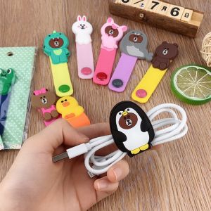 สายรัดโทรศัพท์ สายรัด สายรัดสายชาร์ท สายรัดสายชาร์จแบต แหวนโทรศัพท์ สายรัดหูฟัง สายรัดของ สายรัดสายยาง สายไฟ อื่นๆ ลายการ์ตูนน่ารัก