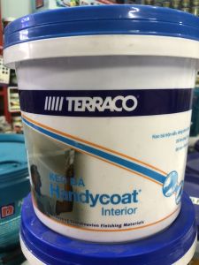 Keo Bả Terraco Handy Coat Exterior (5kg). Liên kết cực tốt với tường thạch cao gỗ tạo một mặt phẳng chất lượng
