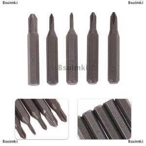 [COD] Bsuimki 5Pcs H4×28mm Cross Screwdriver Bits PH000 PH00 PH0 PH1 PH2 4mm Hex Shank Professional Screwdriver Set Tools