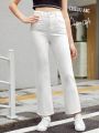 (TUMMY CONTROL) CashewBoy Women Denim Long Pants Straight Cut Jeans High Waist Jeans Denim Trousers Chap Jeans Palazzo Cut Offs Wranglers Loose Wide Loose Stretchable Five Pockets Denim Wanita Seluar Jeans Wanita 女式牛仔裤 (FREE RM 50 VOUCHER). 