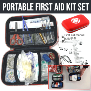 Portable First Aid Kit Set Emergency Kit Car Kit Complete Portable Outdoor Waterproof For Family Or Travel