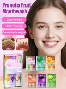 Probiotic Mouthwash Probiotic Mouthwash Single Use Rinse Bad Breath Eliminator Single Use Packets Antibacterial Bad Breath Killer with Long Lasting Freshness Portable Oral Care Solution