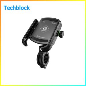 Heavy-Duty Bike Phone Holder Anti-Vibration for Mountain and Dirt Bikes Easy Installation and Secure Grip