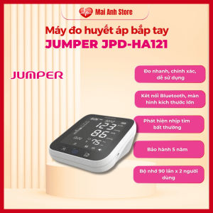 Máy đo huyết áp bắp tay kết nối Bluetooth JUMPER JPD-HA121  Đạt chứng nhận FDA Hoa Kỳ - BH 24 Tháng