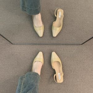 Fashionable Pointed-Toe Sandals For Women Lightweight And Gentle Casual Shoes For Summer And Autumn
