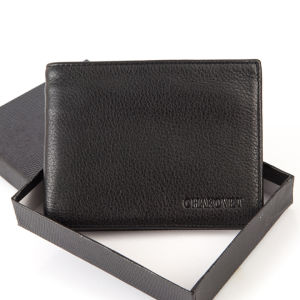 Ví Nam da bò thât màu đen sang trọng VD.221 Bóp đựng tiền nam Chakovet