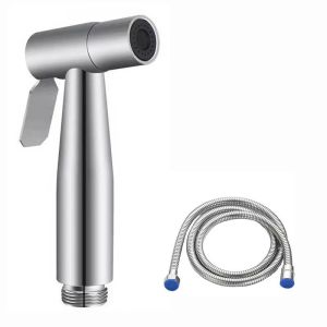FOUNDTWO Adjustable Handheld Bidet Sprayer Set High Pressure Stainless Steel Women Washer Sprinklers Protable Easy To Install Shower Head Toilet
