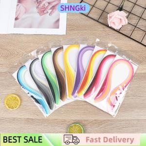 SHNGki 100Pcs set Paper Quilling Strips Set 3mm 39cm Paper For Craft DIY Quilling Tool