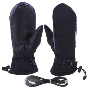 Electric Heating Gloves USB Charging Hand Warmer Gloves Cold-Proof 3 Gear Temperature for Outdoor Camping Hiking