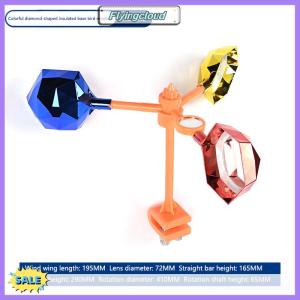 Follow Get New[FlyingC] 1 Set Waterproof Solar Energy Bird Repelling Device Reflector Farm Orchard Bird Scaring Device 360° Rotating Solar Bird Repeller