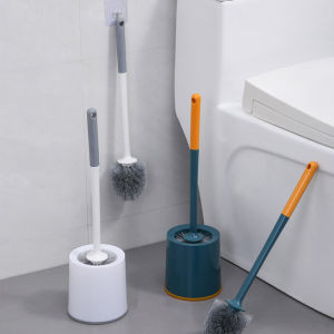 ⚡️Fast Delivery⚡️Toilet Brush With Base Modern Design Toilet Brush With Lid Cleaning Brush Set Cleaning Supplies Bathroom Accessories