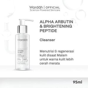 WARDAH Crystal Secret Series Brightening Facial Wash Micellar Water Essence Toner Serum Skincare Menyamarkan Flek Hitam Hiperpigmentasi