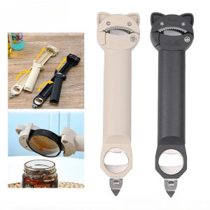 Multi-purpose Can Opener Magnetic Wall Mounted Screw Cap Bottle Opener Creative Kitchen Tool