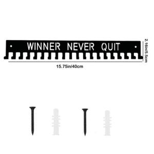 GG Medal Display Rack Metal Medal Hanger Holder Organizer Wall Mounted Large Capacity Award Holder For Race Soccer Karate