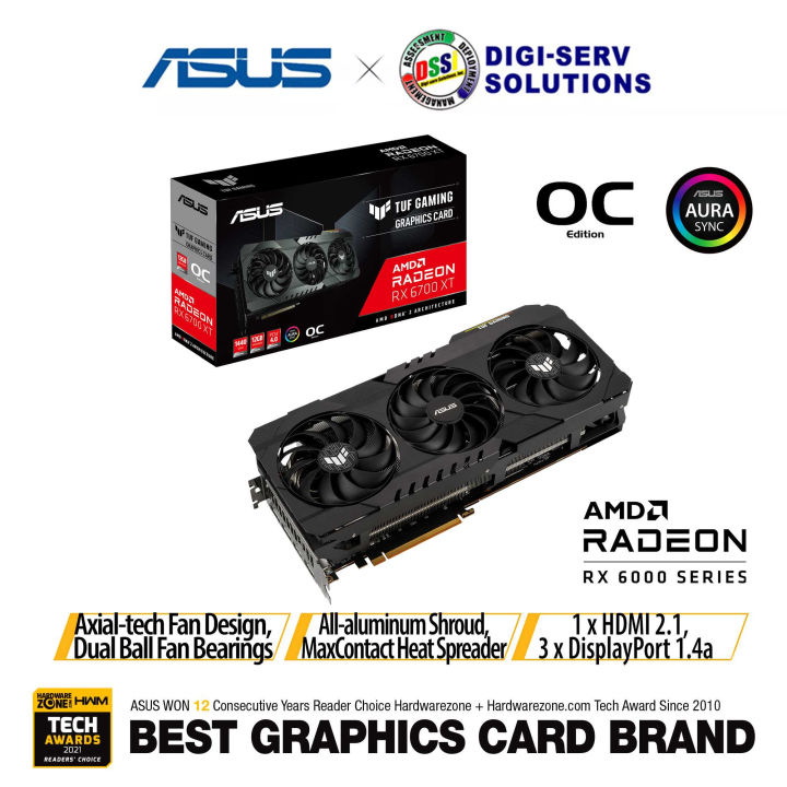 SALE!!! Asus TUF Gaming Radeon™ RX 6700 XT OC Edition 12GB GDDR6