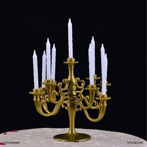[COD] yixiayun 1Set Candles and Candlestick Birthday Party Cake Candle Holders Toppers Decor