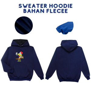 Switer Hody Wanita / Hoodie Wanita Bahan Fleece / Hoodie Korea Style Cowo Dan Cewe / Hudy Motif Chicken Drunk / Cod