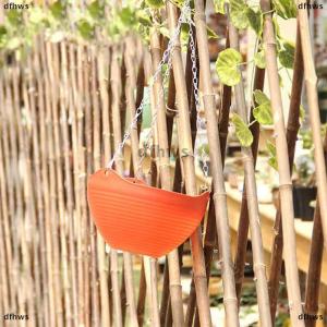 [COD] dfhws Hanging Orchid Pot With Chain Pp Plastic Hanging Basket Flowerpot Hanging Wall Mounted Green Pot With Succulent Pot
