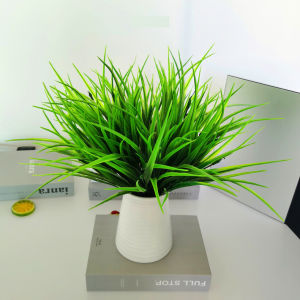 Combo 5 cành Cỏ giả bằng nhựa VI022(cành mạ non) dùng trang trí cắm hoa (cao 37cm)