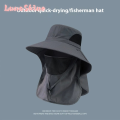 Lunashine  ngoài trời nhanh chóng-khô Mũ tai bèo với bảo vệ cổ cho đi bộ đường dài và câu cá. 