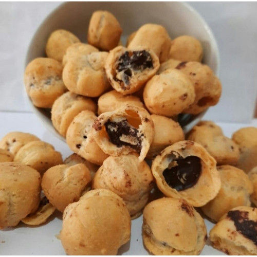 Soes Coklat Kue Soes Coklat Kering Lazada Indonesia