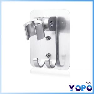 YoPo Shower Head Holder Adjustable Shower Rack Wall Mounted No Punching Bathroom Accessory