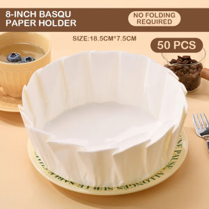 100Pcs Baking Paper Basque Cheesecake Oil Paper Tray Disposable Cake Paper Baking Pan Cupcake Liner COD