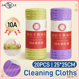 JACIRCLE Kitchen Cleaning Cloth Microfiber Cleaning Wipes High Absorbency Kitchen Towels Tear-Towel Roll