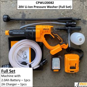 INGCO 20V Li-Ion Pressure Washer CPWLI2036 CPWLI20362