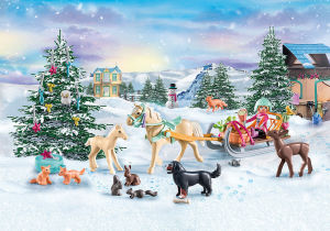Playmobil 71345 Advent Calendar Christmas sleigh ride แอดเว้นท์ นั่งเลื่อนคริสต์มาส
