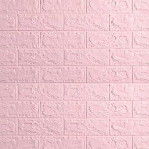 5 Lembar - wallpaper walpaper dingding 77x70 3d foam timbul stiker dinding anti air