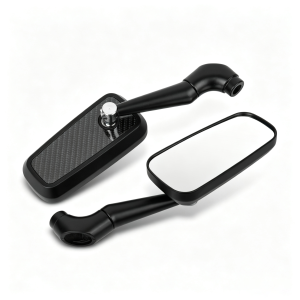 【Delivery 24 hours】Compact Carbon Side Mirror Aluminum Cast Alloy 6D Carbon Fiber Design Fully Adjustable Universal
