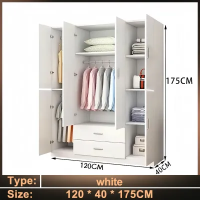 cabinet for clothes Wooden wardrobe，home bedroom wardrobes simplecabinets with drawers multlfunctlonal wardrobes