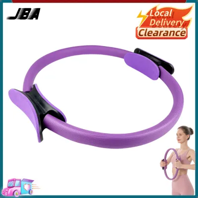 【Local】JBA Pilates Ring 38CM Dual Grip 40lbs Anti Resistance 普拉提圈 抗阻圈 Flexible Durable Fiberglass Lightweight Lingkaran 阻力圈 Yoga Ring