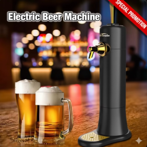 [SG Stock] Premium Electric Beer Dispenser | Ultrasonic Beer Foamer & Bubbler Maker | Draught Beer Quality for Cans & Bottles | Portable Base Pump System