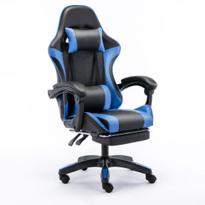 รับประกันศูนย์ 1 ปี GGCIR Gaming Chair เก้าอี้เกมมิ่ง เก้าอี้เล่นเกม ก้าอี้เกมเมอร์ ก้าอี้เกมส์ ปรับที่พักแขน มีที่รองขา ที่รองขา+ขาไนล่อน ปรับความสูงได้