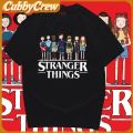 CubbyCrew Brand New Cool STRANGER THINGS Printing For Boys and Girls Neck Round Fitted Cotton Tops. 