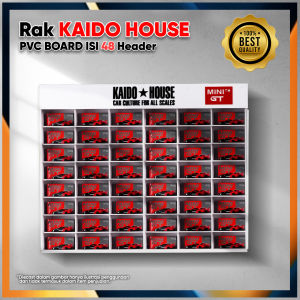 Rak Kaido House Mini GT Bahan PVC Board Isi 48 Dengan Logo