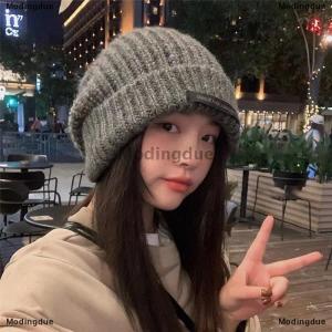 [COD] Modingdue Solid Color Hats Autumn Winter Warm Cap For Women Girls Simple Outdoors Warm Caps Fashion Versatile Daily Casual Caps Gifts