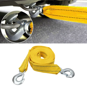 5 Ton Car Tow Cable Car Tow Strap Racing Auto Winch Rope Recovery Towing Cable- Strap Belt 400cm