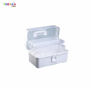 FR-C1050 Kotak Penyimpanan Kotak Obat 3 Tingkat Tool Box Kotak Jepit Rambut Storage Box Serbaguna
