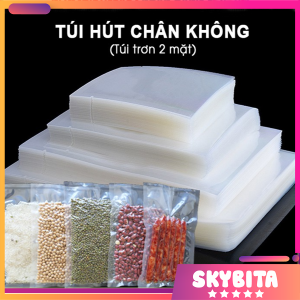 Túi hút chân không hai mặt trơn túi hút chân không PA PE bảo quản thực phẩm 0.5kg