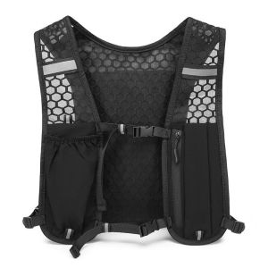 Waterproof Reflective Running Vest Pack Breathable Adjustable Outdoor Running Vest Water Chest Pack Multifunctional Running Hydration Vest Bag Outdoor Activities