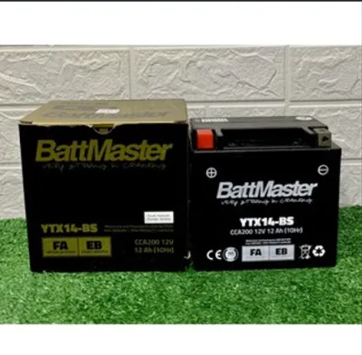 Battmaster Battery YTX14-BS