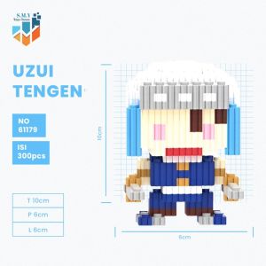 SMY Toystown Demon Slayer Mini Mainan Bangunan Nano Block Bricks Mainan Edukasi Balok Susun Mainan Anak Mainan Tumpuk Balok Karakter Kartun Animasi 3D
