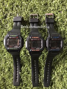 Jam Tangan Digital Pria Lasika Kotak Anti Air Lasika Jam Tangan Sport W-F109
