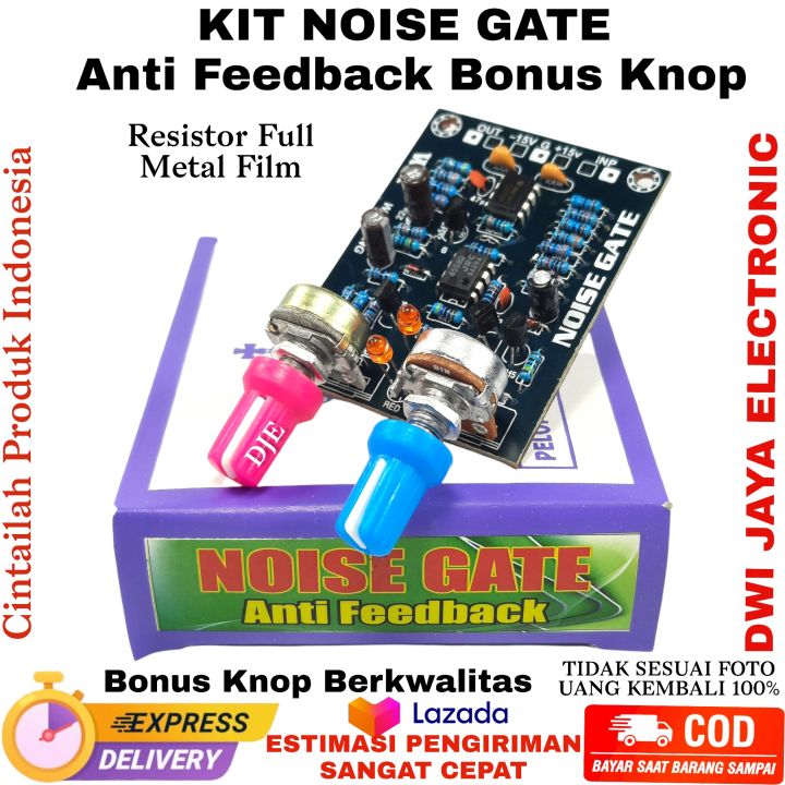 KIT NOISE GATE ANTI FEEDBACK MIC BERKWALITAS PREMIUM